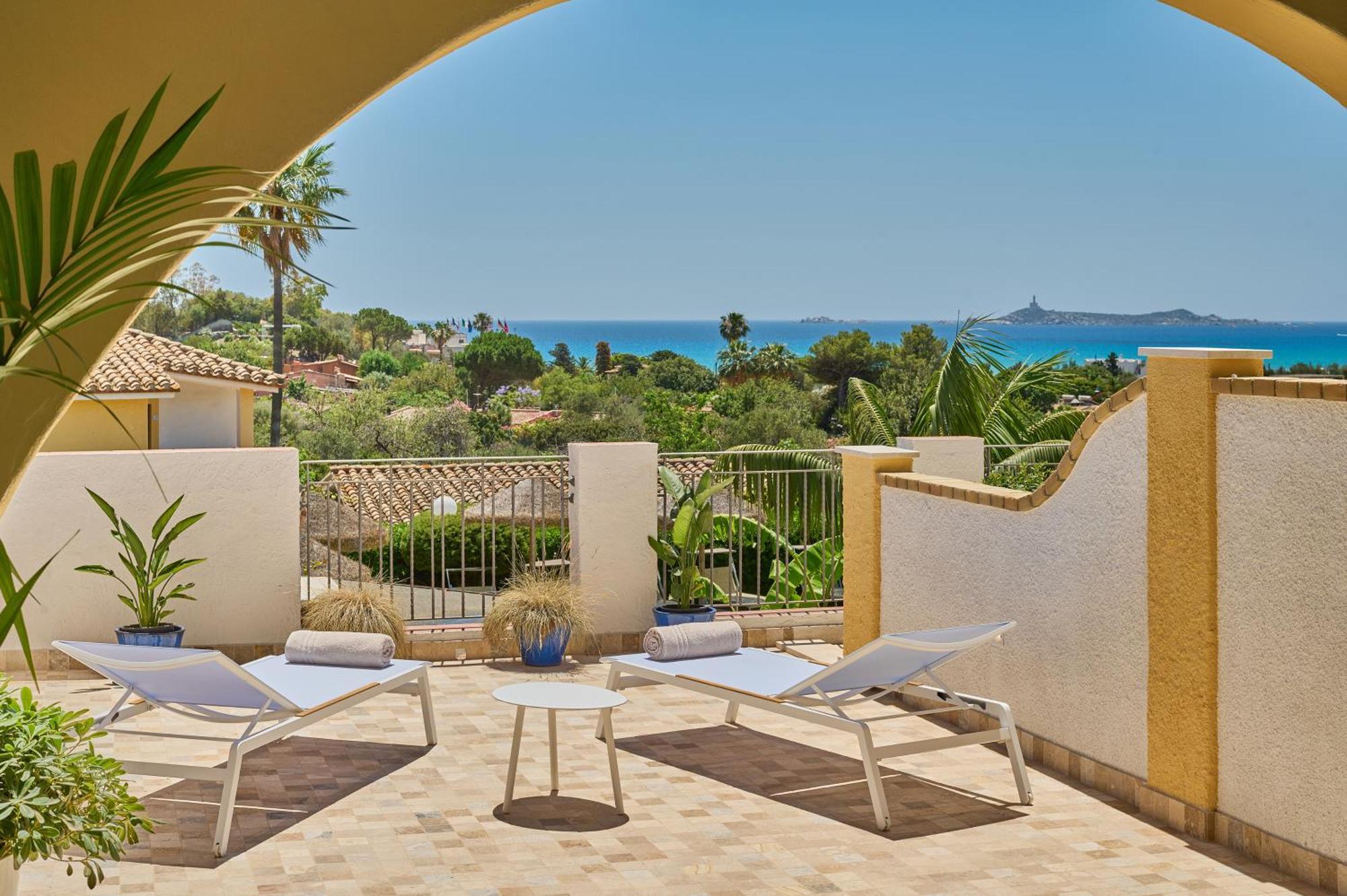 Residence Le Bouganville Villasimius Esterno foto