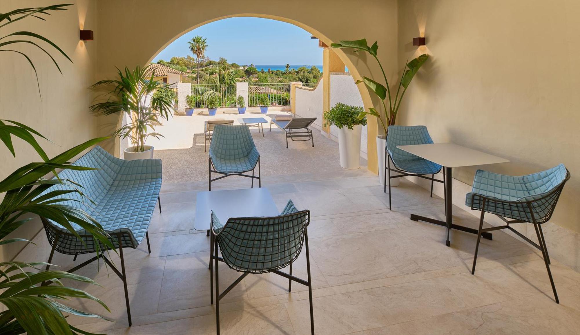 Residence Le Bouganville Villasimius Esterno foto